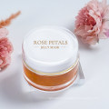 Masque facial de gelée de soin de peau de pétale de rose de sommeil coréen hydratant de haute qualité organique